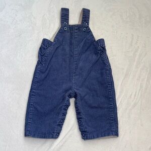 Baby gap stylish blue corduroy 0-3 month overalls